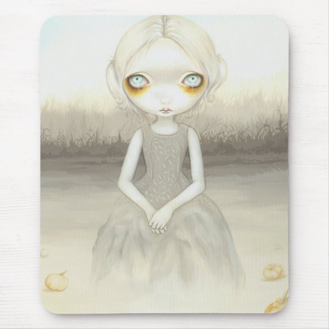 Ghost of the Pumpkin Patch - Halloween Mousepad (Front)