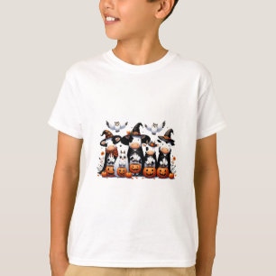 Ghost Owls Cows Halloween Animals Cow Lover Spooky T-Shirt