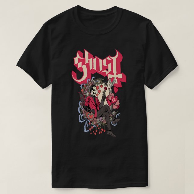 Ghost   Papa Cupid Valentine's Day Premium T Shirt (Design Front)