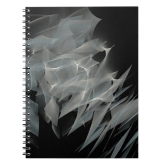 Ghost Papers Spiral Bound Notebook