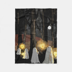 Ghost Parade Fleece Blanket