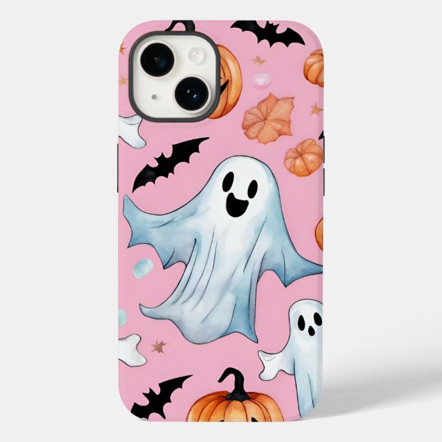 Ghost Party In Pink Case-Mate iPhone Case (Back)