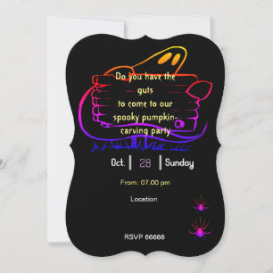 Ghost Party Invitation