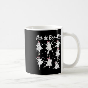 Ghost Pas De Boo-rée Llet Dancer Spooky Halloween  Coffee Mug