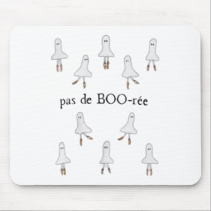 Ghost Pas De Boo-rée Llet Dancer Spooky Halloween Mouse Mat