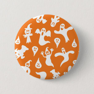 Ghost pattern 6 cm round badge