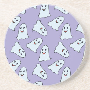 Ghost pattern coaster