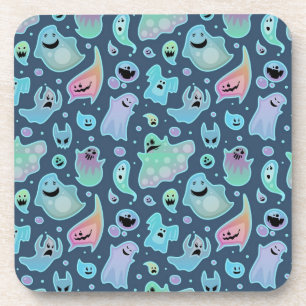 Ghost pattern coaster
