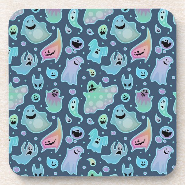 Ghost pattern coaster (Front)