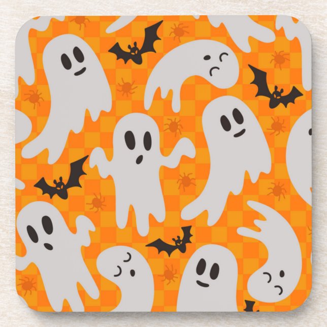 Ghost pattern coaster (Front)