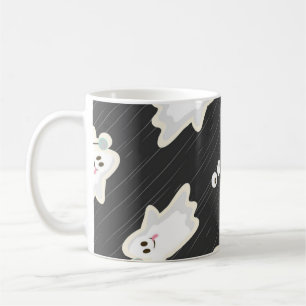 Ghost pattern coffee mug