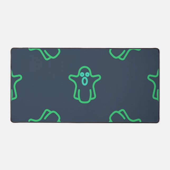Ghost pattern desk mat (Front)
