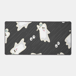 Ghost pattern desk mat