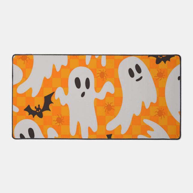 Ghost pattern desk mat (Front)