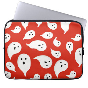 Ghost pattern laptop sleeve