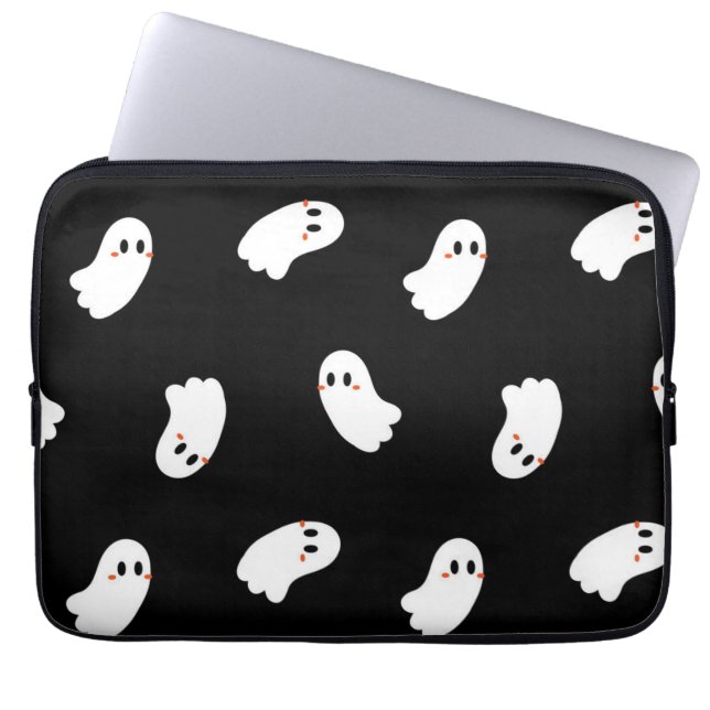 Ghost pattern laptop sleeve (Front)