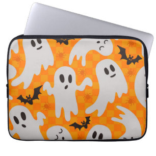 Ghost pattern laptop sleeve