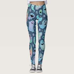 Ghost pattern leggings