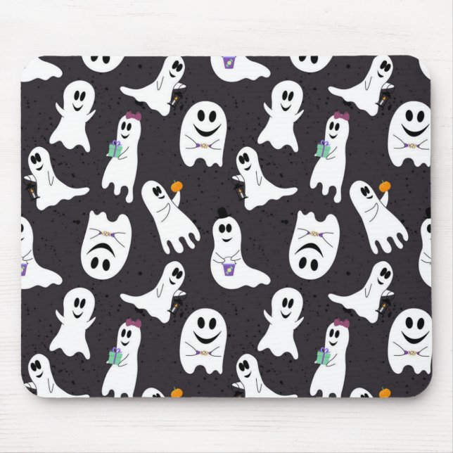 Ghost pattern mouse mat (Front)