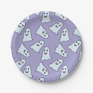 Ghost pattern paper plate