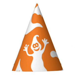 Ghost pattern party hat