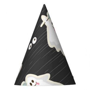 Ghost pattern party hat