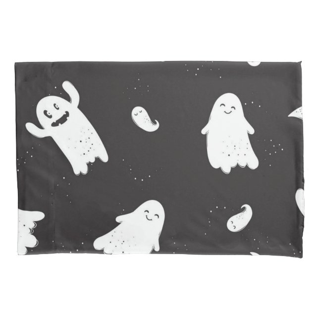 Ghost pattern pillowcase (Front)