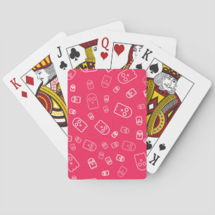Ghost pattern playing cards