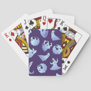 Ghost pattern playing cards