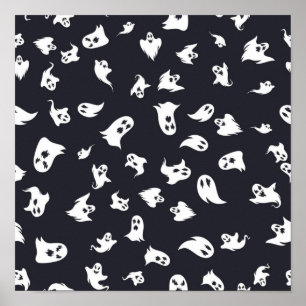 Ghost pattern poster