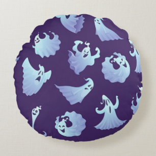 Ghost pattern round cushion