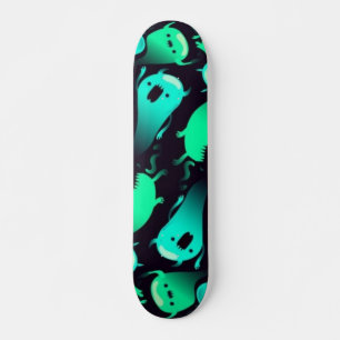 Ghost pattern skateboard