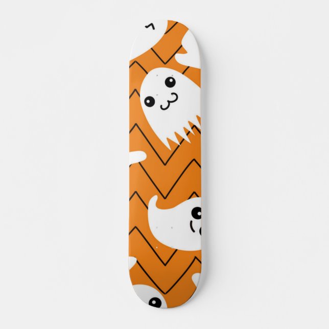Ghost pattern skateboard (Front)