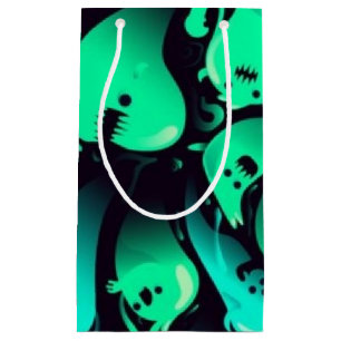 Ghost pattern small gift bag