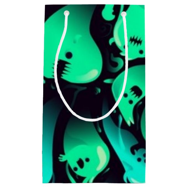 Ghost pattern small gift bag (Front)