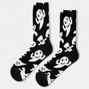 Ghost pattern socks