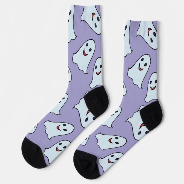 Ghost pattern socks (Left)
