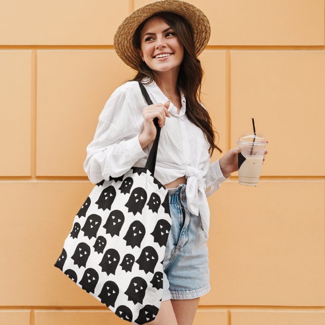 Ghost pattern tote bag (Creator Uploaded)