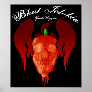 Ghost Pepper $24.95 Art Poster