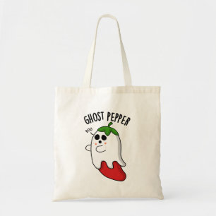 Ghost Pepper Funny Chilli Pun  Tote Bag