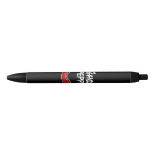 Ghost Pepper Funny Spicy Hot Halloween Ghost Peppe Black Ink Pen