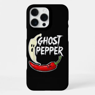 Ghost Pepper Funny Spicy Hot Halloween Ghost Peppe iPhone 16 Pro Max Case