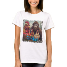 "Ghost Photobomb" Bigfoot & Cheesy Chickens Tee