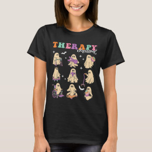 Ghost Physical Therapy Squad Slp Ot Pt Team Hallow T-Shirt