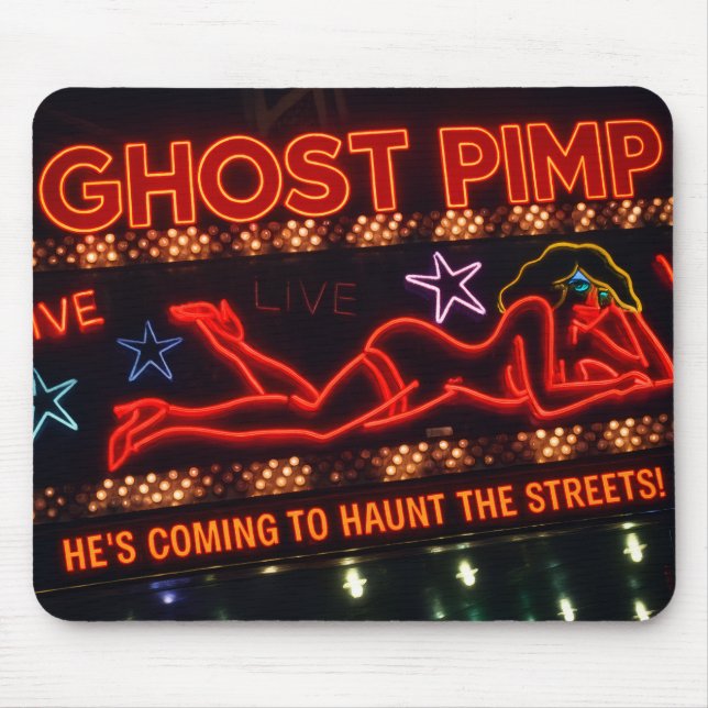 Ghost Pimp Gel Mousepad (Front)
