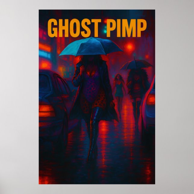 Ghost Pimp Poster (Front)