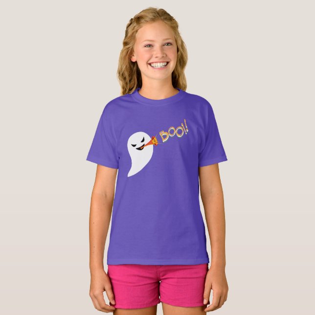 Ghost playing and singing boo T-Shirt (Front Full)