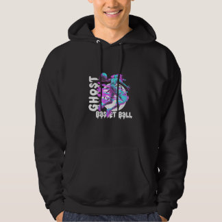 Ghost playing basketball hoodie