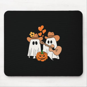 Ghost Playing Guitar For Halloween Lovers  Mouse Mat
