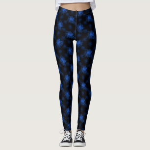 Ghost Pony Blue Leggings